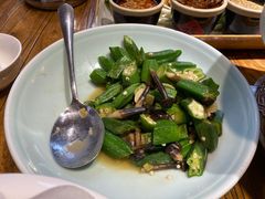 凉拌秋葵扇贝-四季厨房 鲁菜·孔府烤鸭(二环南路店)