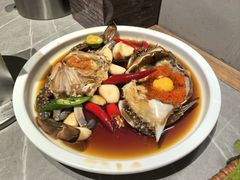 -草家酱蟹炭火烤肉店(珲春南路一店)