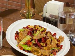 干煸肥肠-肆海小川菜酒馆Wine Bistro (青年路店)