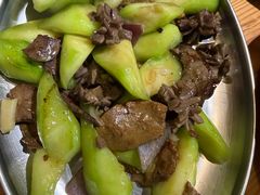 胜瓜炒鸡杂-阿鸡鱼庄·顺德鲜蒸小炒(亚运村店)
