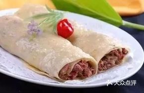 Donkey Meat Stew Pancake Roll
