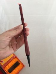 -凤鸣笔庄婴儿满月理发胎毛笔制作