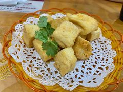咸蛋黄炸豆干-正宗普宁豆干坊·洪记砂锅粥(红领巾路店)
