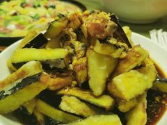 蛤蜊肉拌茄子-华春餐馆(鱼山路店)