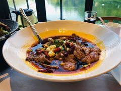 水煮牛肉-安吉涵田度假村·水榭居中餐厅