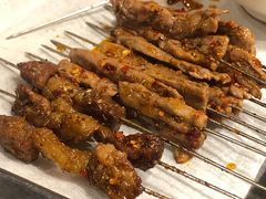秦川黄牛招牌烤肉筋-叁宝烧烤 西安烧烤 领跑品牌(学府路店)