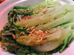 金蒜脆生菜-陈鹏鹏潮汕菜(宝安机场T3航站楼店)