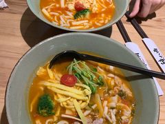 番茄菌菇鸡蛋面-陳八两面家(滨江天街店)