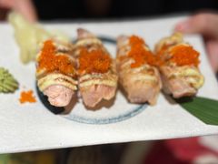 火炙三文鱼寿司-有喜屋·烧鸟·居酒屋(三钢里店)
