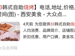 -33韩式自助烧烤(环城南路店)
