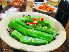白灼秋葵-醉南拳客家菜(华威店)