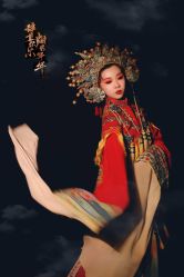 -后宫·古装汉服京剧儿童亲子全家福摄影