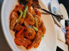 玫瑰宫保汁明虾-玫瑰厅上海菜(兴国路店)