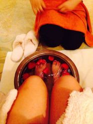 SPA前洗脚-青岛香格里拉·氣水疗中心