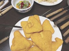 炸窝头-玫瑰红烤羊排(北新桥三条店)