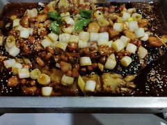 宫保鸡丁烤鱼（清江鱼/斤）-锦尚阁烤鱼•天津菜(宣武门胡同店)
