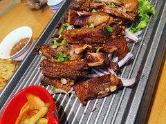 -海派美食·家宴海鲜青岛菜·石锅鲽鱼头(东方城店)