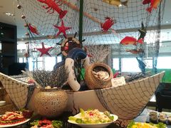 自助取餐区-厦门悦华酒店·绿庭主题自助餐厅