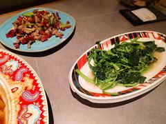 孜然菠菜炒豆皮-塔哈尔·新疆盛宴(奉贤龙湖店)