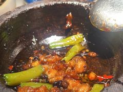 石锅杭椒牛蛙-桂满陇-西湖船宴(西单大悦城店)