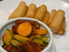 炸奶卷拼咕咾肉-猪肉婆私房菜(容桂总店)