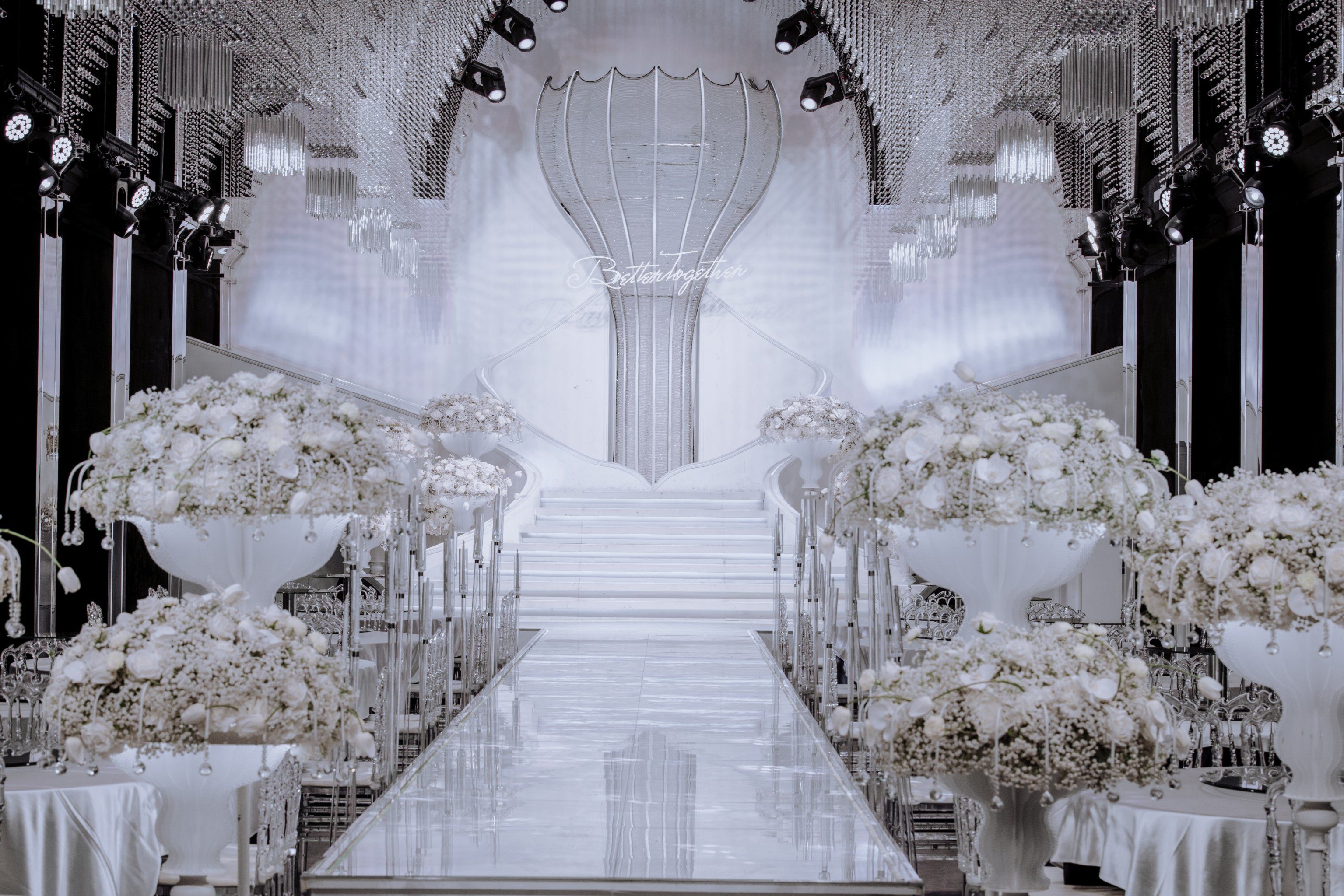 白色梦幻婚礼现场✨