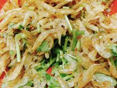 京葱青椒拌虾米-围炉肉舍•炭烤活鳗•丹东海鲜烤肉(步行街店)