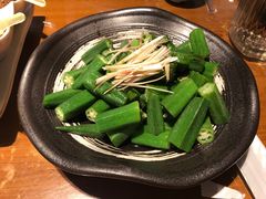 白灼黄秋葵-95号酱骨·一块豆腐(展春园西路店)