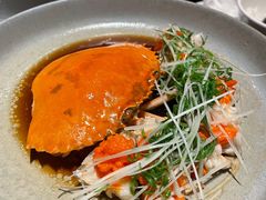 鸡油花雕蒸三门蟹-杭州西子湖四季酒店·金沙厅