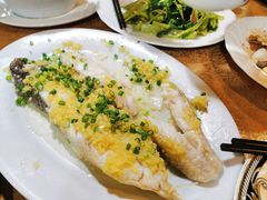 姜蒜蒸马友鱼-品香菜馆(旗峰路中侨大厦店)