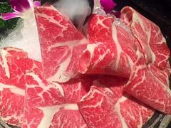 雪花牛肉-捞王猪肚鸡火锅(财富中心店)