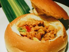 咖喱面包鸡-绿茶餐厅(华联万柳店)