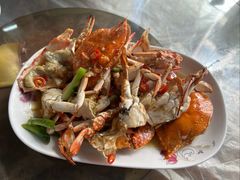 姜葱炒花蟹-众味海鲜大排档·活海鲜·潮汕味(南澳店)