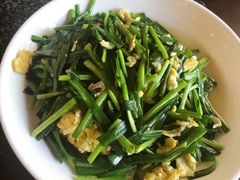 韭菜炒鸡蛋-锦江中华村农家乐饭庄