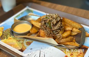 Grilled Beef and Potato Wedges