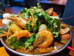 手抓海鲜黄咖喱味-仓库南洋海鲜小排档(柳河路店)