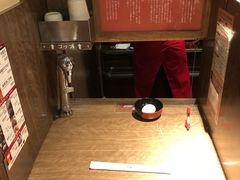 餐具摆设-一兰拉面(新宿中央东口店)