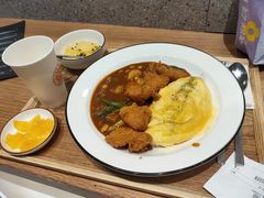 炸鸡块咖喱蛋包饭套餐-池奈·日式咖喱蛋包饭(赛高店)