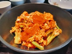 番茄鸡蛋炒花菜-简小舍·民间手艺菜(武昌江滩店)