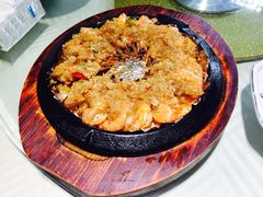 铁板蒜虾-南翔饭店