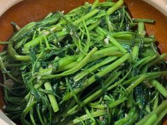 啫啫虾酱空心菜-熠盛粤味(永康路店)