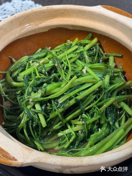 熠盛粤味(永康路店)啫啫虾酱空心菜图片
