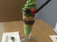 36芭菲-36抹茶·千层与鲜果茶(欢乐海岸店)