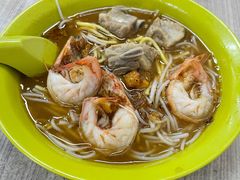 虾排骨面-白蘭閣街蝦麵