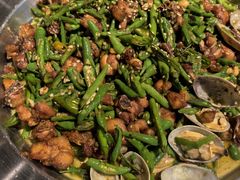 青椒鲍鱼花甲鸡-嘎嘎鸭脑壳(金琴店)
