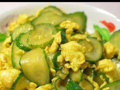 黄瓜炒蛋-家烧面馆【南山路知名经典面食】