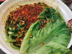 油泼菠菜面-老陈婆手工面庄