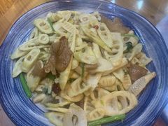高山笋炒鲜肉-下梅人家土菜馆(历史文化餐厅度假区店)