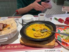 椰香砂锅咖喱鸡-避风塘·金牌店·夜宵(金玉兰店)