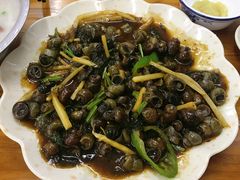 紫苏酸笋鼓汁炒田螺-南记食粥坊·宵夜大排档(南桂店)